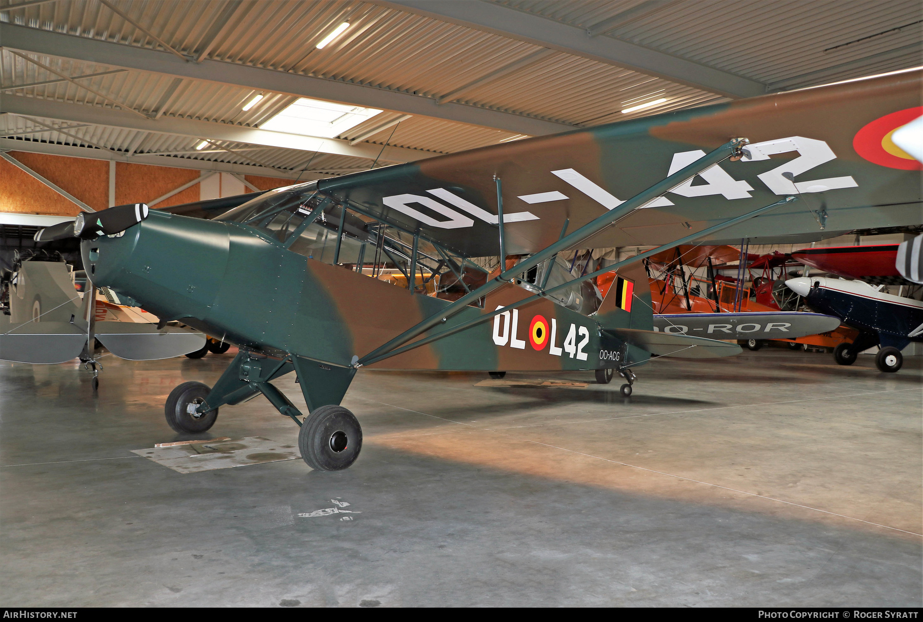 Aircraft Photo of OO-ACG / OL-L42 | Piper PA-18-95 Super Cub | Belgium - Army | AirHistory.net #571069