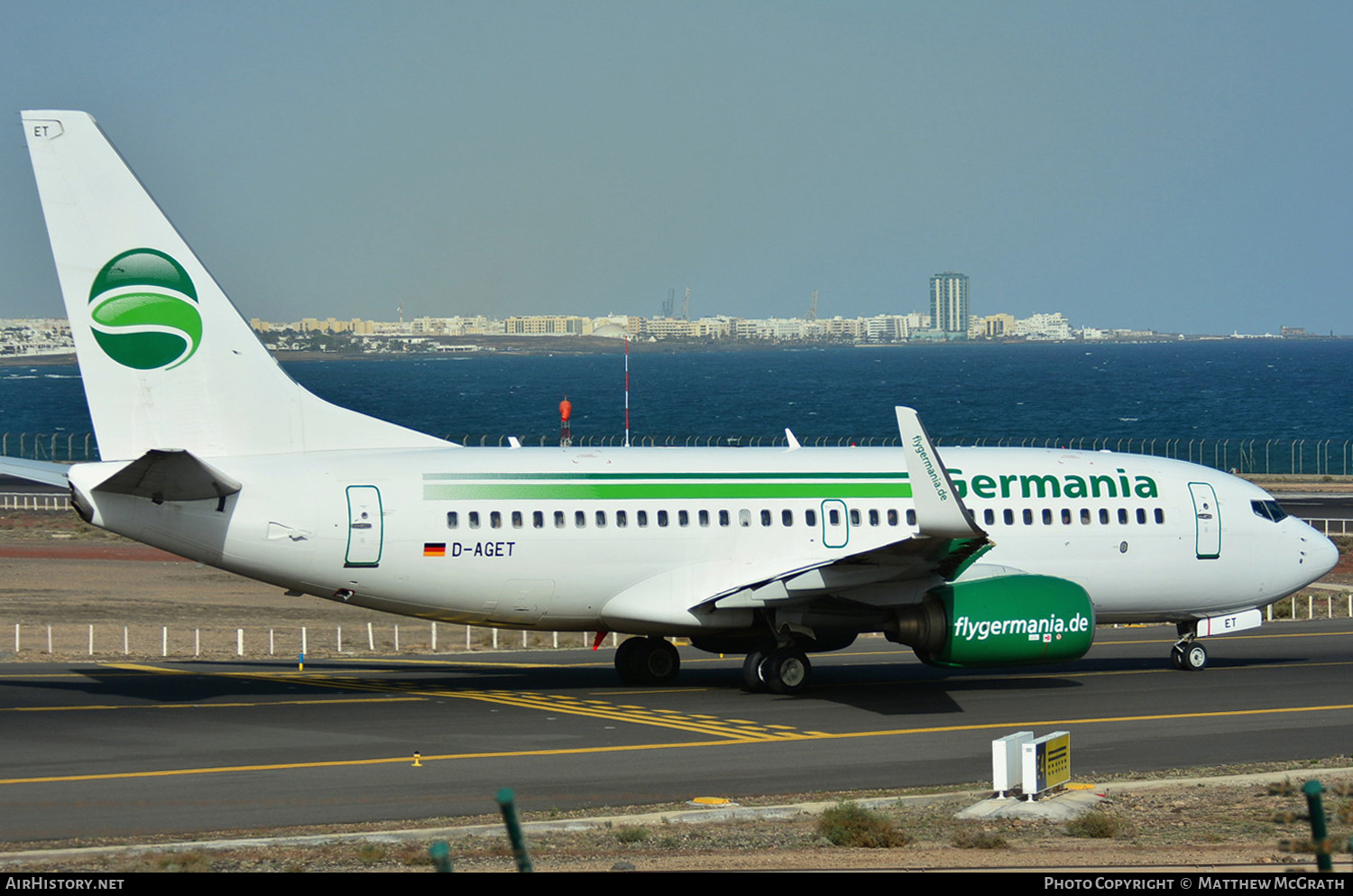 Aircraft Photo of D-AGET | Boeing 737-75B | Germania | AirHistory.net #571073
