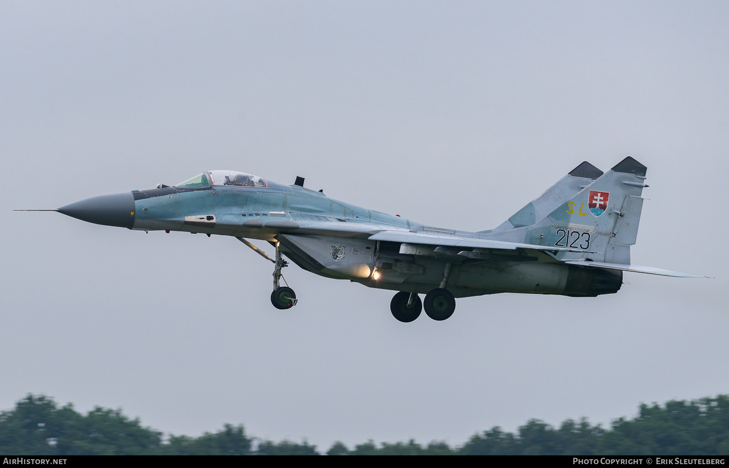 Aircraft Photo of 2123 | Mikoyan-Gurevich MiG-29AS (9-12A) | Slovakia - Air Force | AirHistory.net #571075