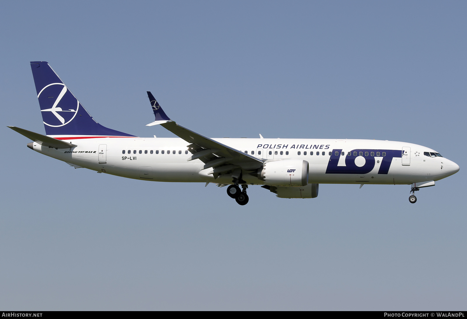 Aircraft Photo of SP-LVI | Boeing 737-8 Max 8 | LOT Polish Airlines - Polskie Linie Lotnicze | AirHistory.net #571096