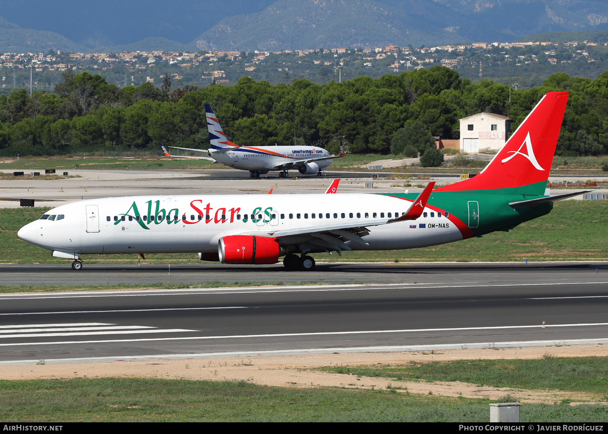 Aircraft Photo of OM-NAS | Boeing 737-86J | AlbaStar | AirHistory.net #571098