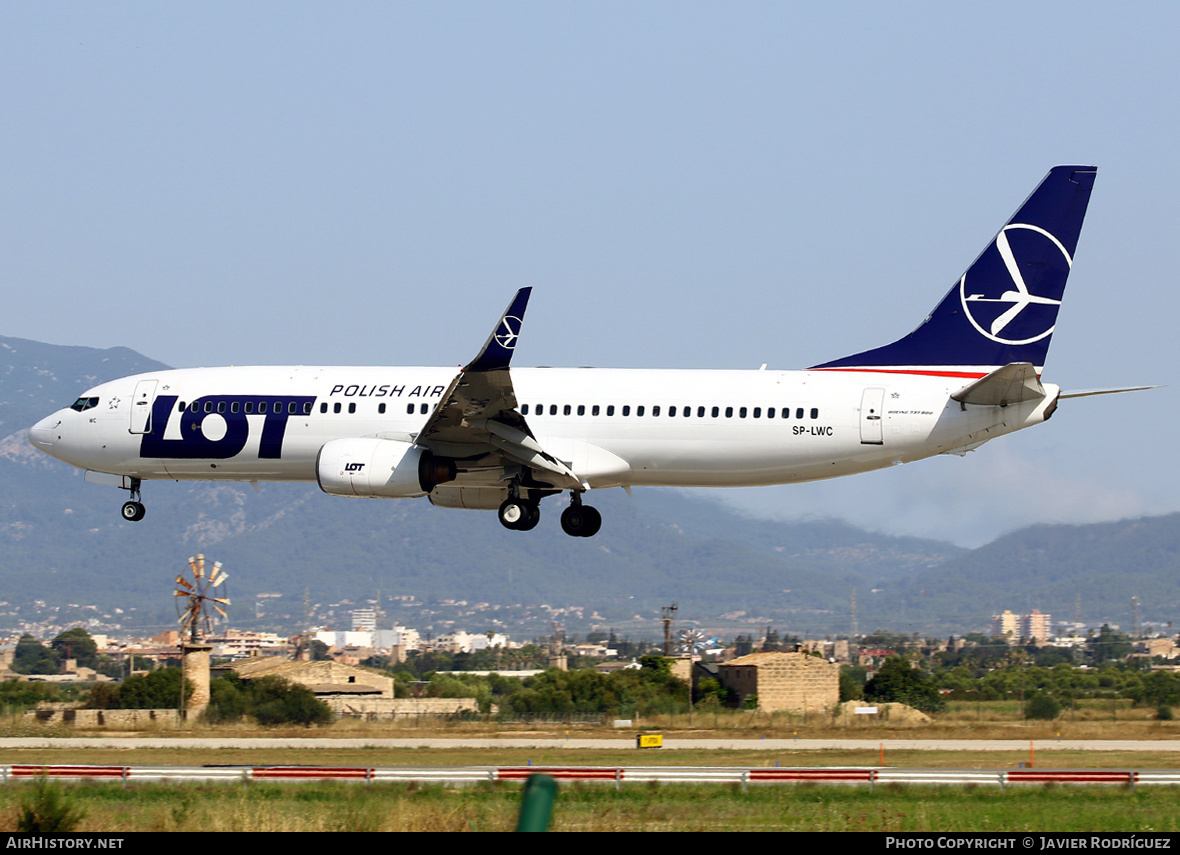 Aircraft Photo of SP-LWC | Boeing 737-89P | LOT Polish Airlines - Polskie Linie Lotnicze | AirHistory.net #571111