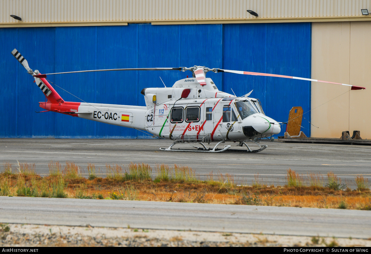 Aircraft Photo of EC-OAC | Bell 412HP | Avincis | AirHistory.net #571121