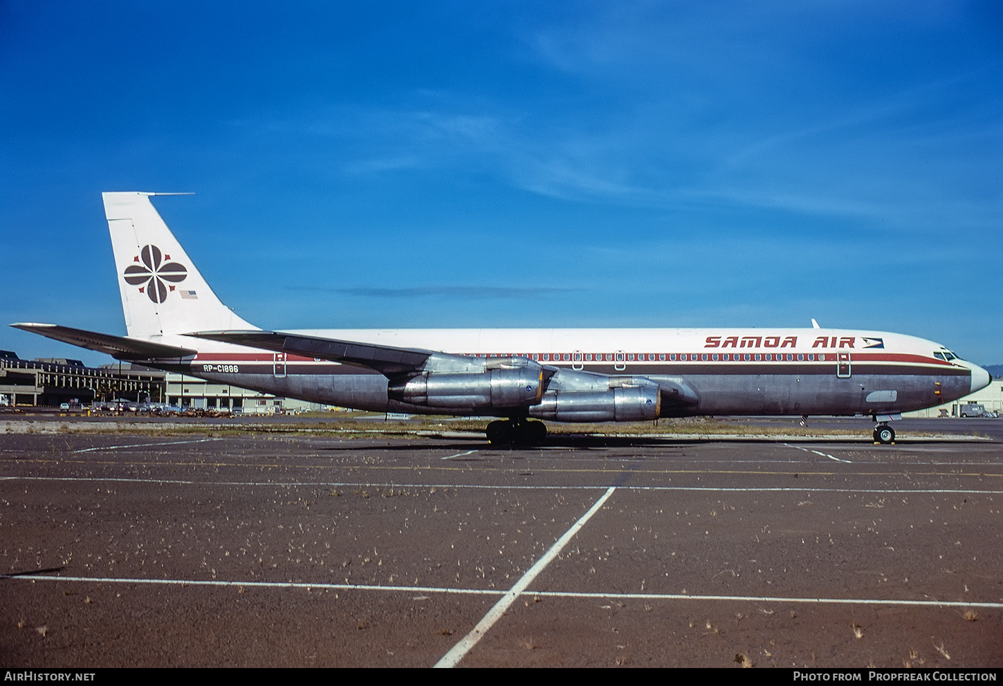 Aircraft Photo of RP-C1886 | Boeing 707-351C | Samoa Air | AirHistory.net #571163