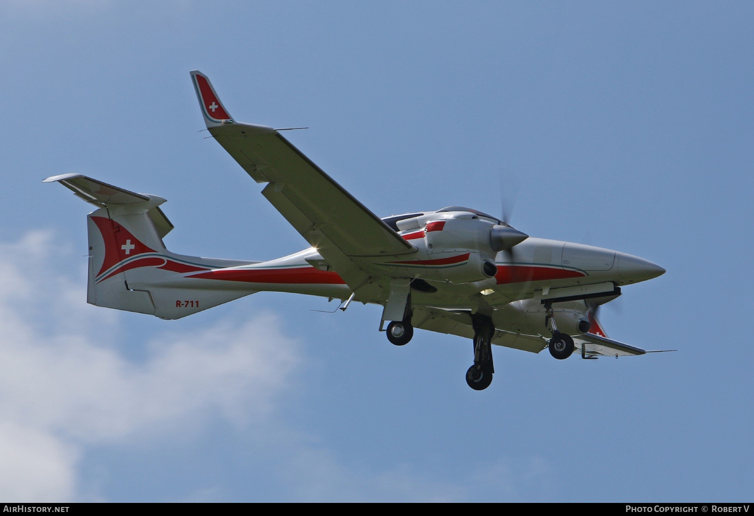 Aircraft Photo of R-711 | Diamond DA42-180 Twin Star | Switzerland - Air Force | AirHistory.net #571173