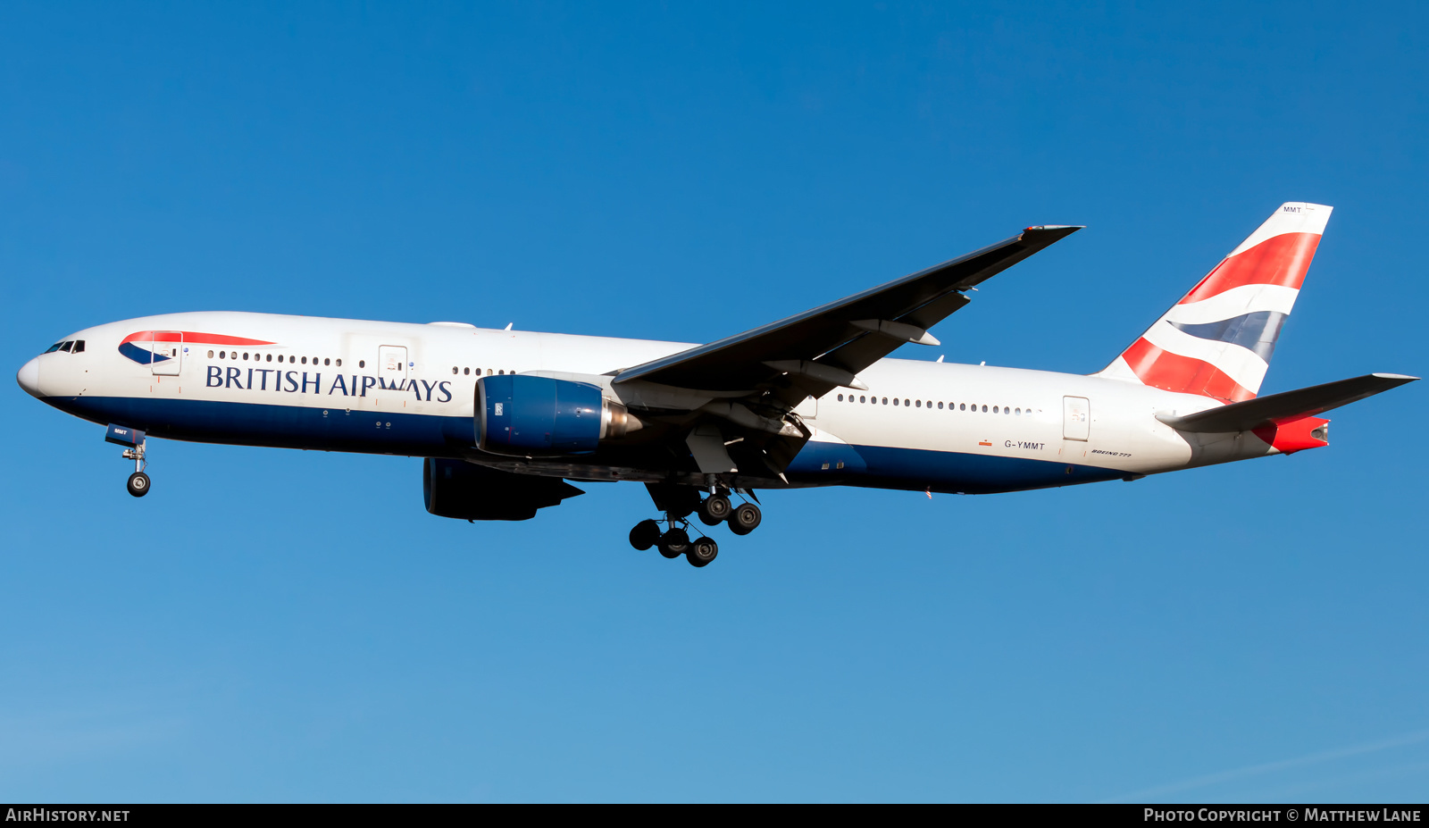 Aircraft Photo of G-YMMT | Boeing 777-236/ER | British Airways | AirHistory.net #571182