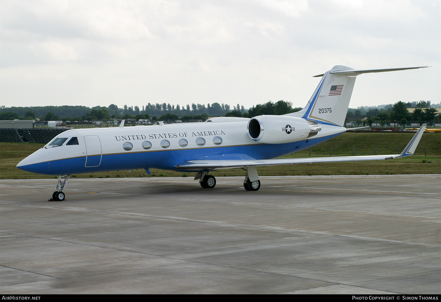 Aircraft Photo of 92-0375 / 20375 | Gulfstream Aerospace C-20H Gulfstream IV (G-IV) | USA - Air Force | AirHistory.net #571259