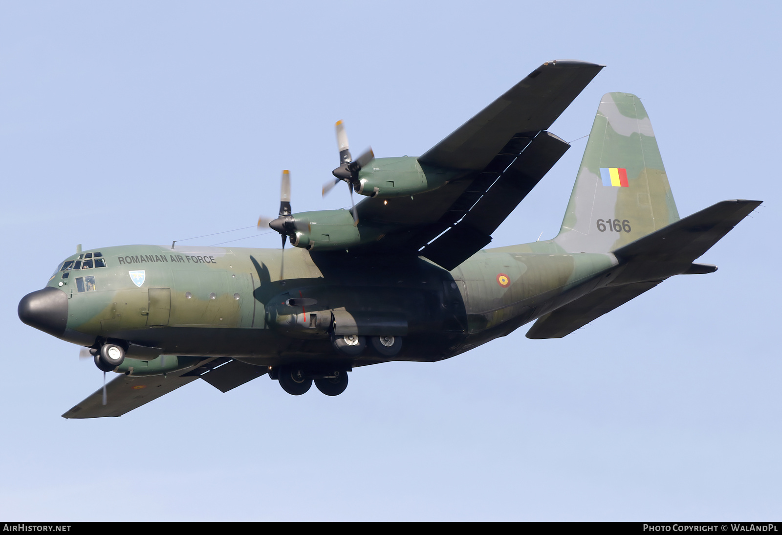 Aircraft Photo of 6166 | Lockheed C-130B Hercules (L-282) | Romania - Air Force | AirHistory.net #571272
