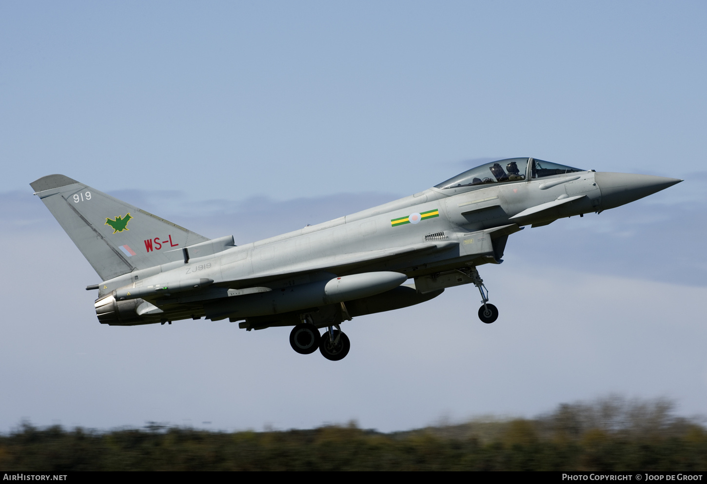 Aircraft Photo of ZJ919 | Eurofighter EF-2000 Typhoon FGR4 | UK - Air Force | AirHistory.net #571275