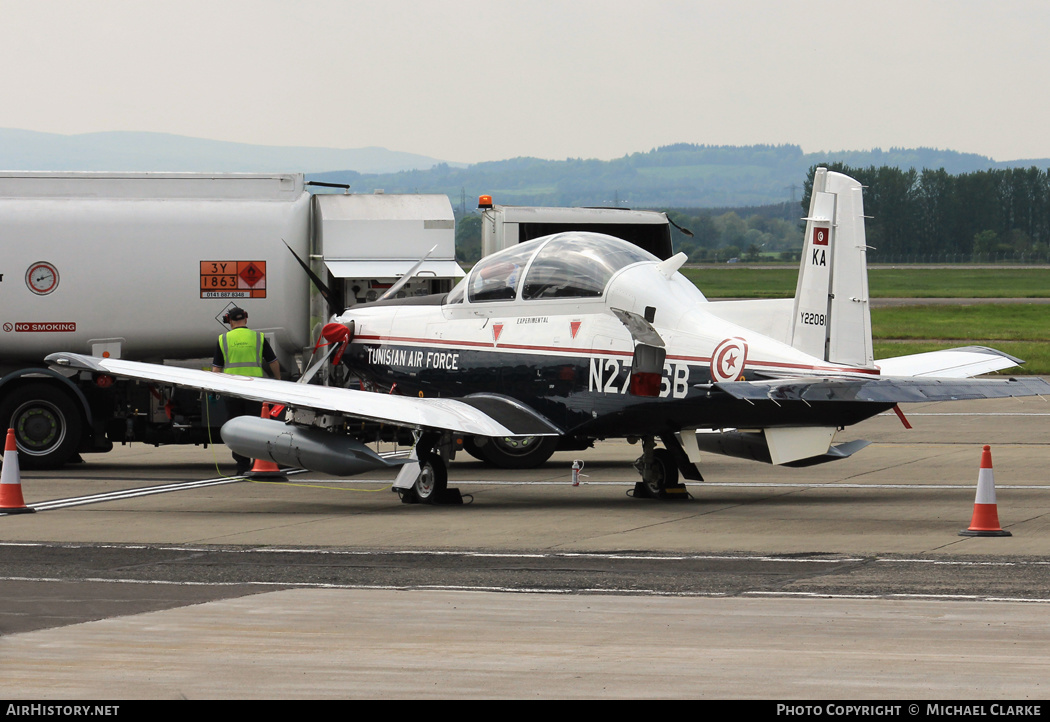 Aircraft Photo of N2766B / Y22081 | Beechcraft T-6C Texan II | Tunisia - Air Force | AirHistory.net #571314