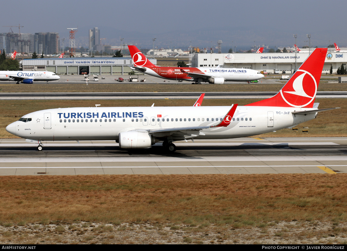 Aircraft Photo of TC-JHT | Boeing 737-8F2 | Turkish Airlines | AirHistory.net #571331