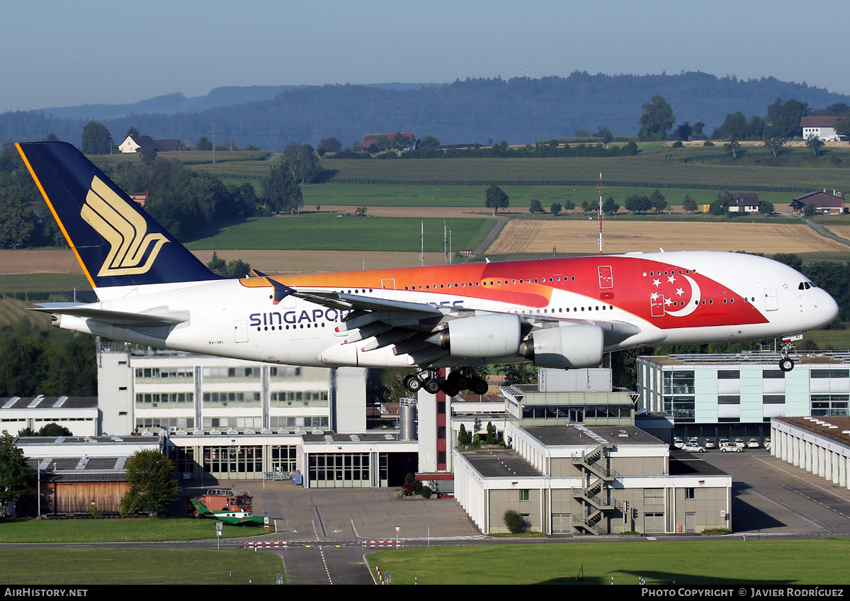 Aircraft Photo of 9V-SKI | Airbus A380-841 | Singapore Airlines | AirHistory.net #571335