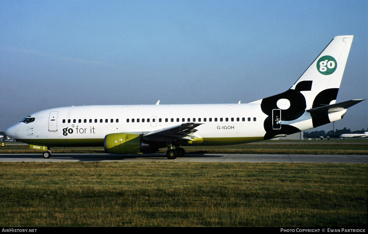 Aircraft Photo of G-IGOH | Boeing 737-3Y0 | Go Fly | AirHistory.net #571352