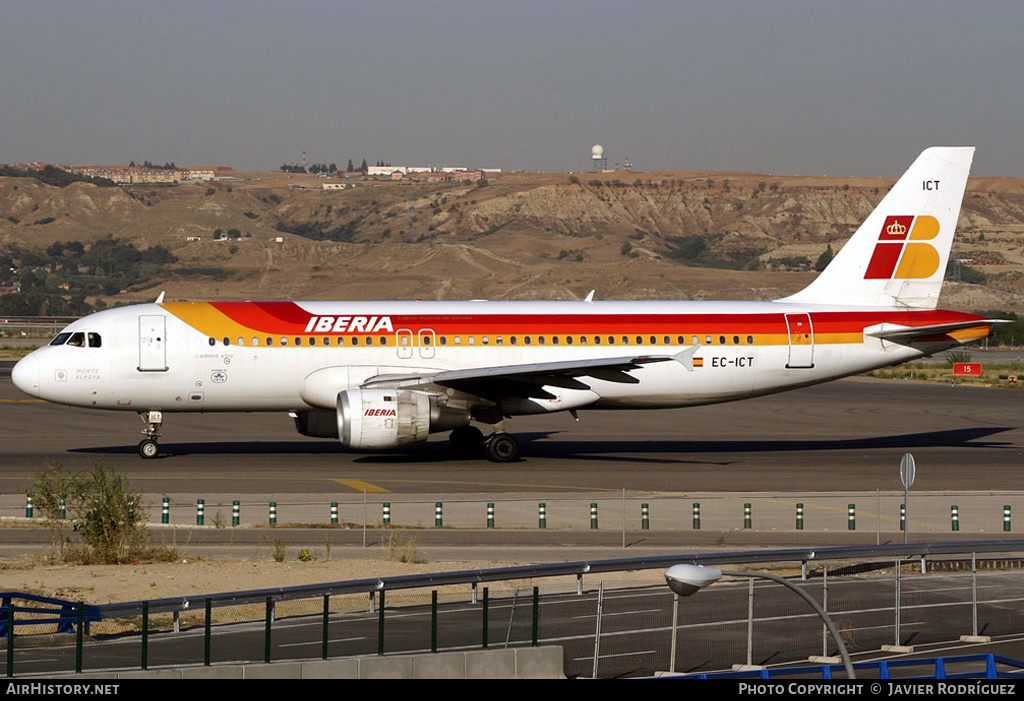 Aircraft Photo of EC-ICT | Airbus A320-211 | Iberia | AirHistory.net #571353