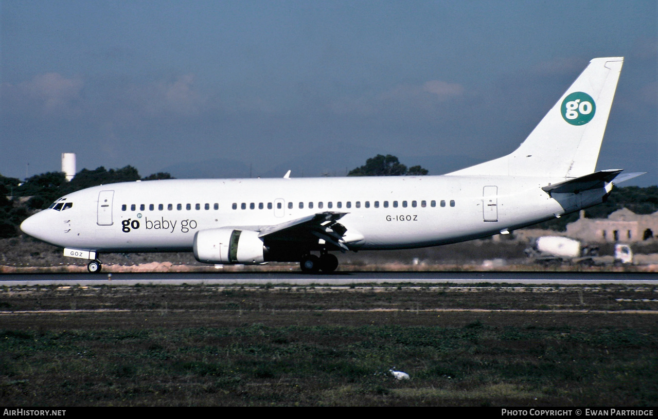 Aircraft Photo of G-IGOZ | Boeing 737-3Q8 | Go Fly | AirHistory.net #571368
