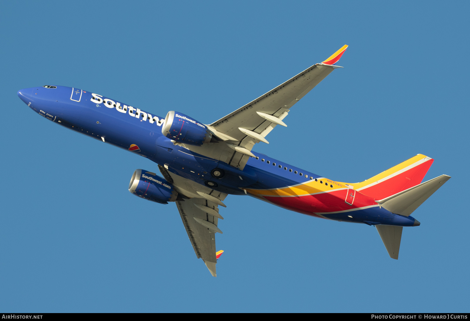 Aircraft Photo of N8754S | Boeing 737-8 Max 8 | Southwest Airlines | AirHistory.net #571386