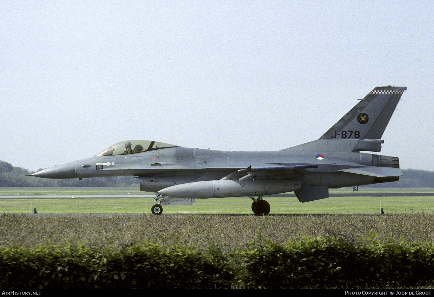 Aircraft Photo of J-878 | General Dynamics F-16A Fighting Falcon | Netherlands - Air Force | AirHistory.net #571420