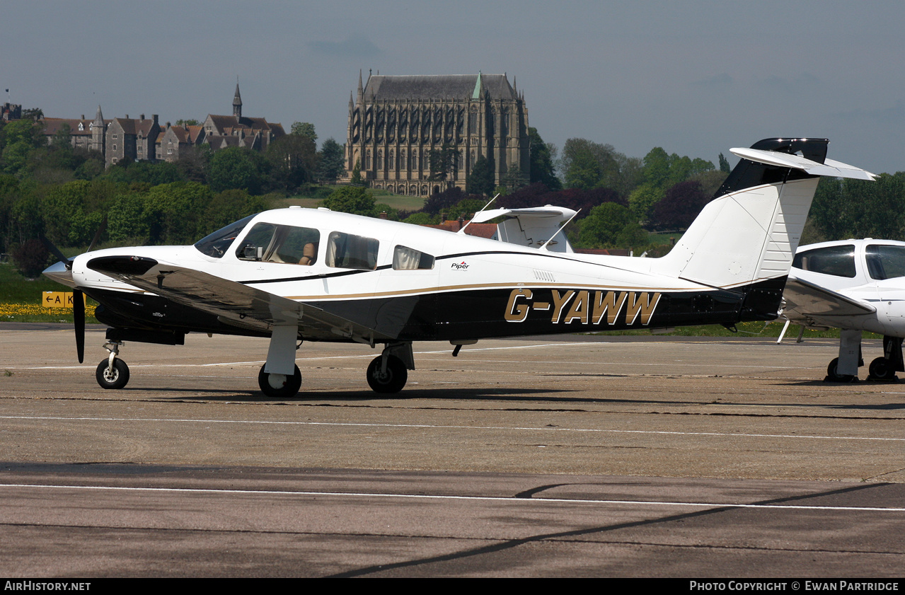 Aircraft Photo of G-YAWW | Piper PA-28RT-201T Turbo Arrow IV | AirHistory.net #571442