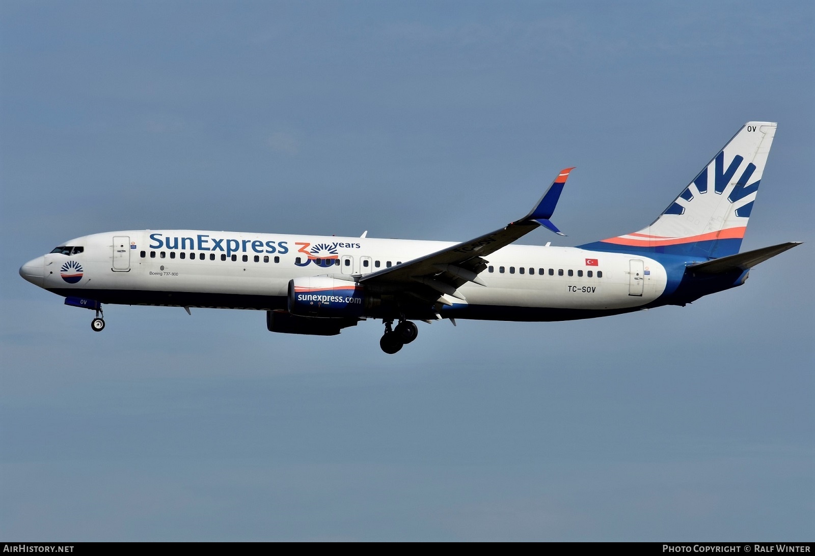 Aircraft Photo of TC-SOV | Boeing 737-8HC | SunExpress | AirHistory.net #571469