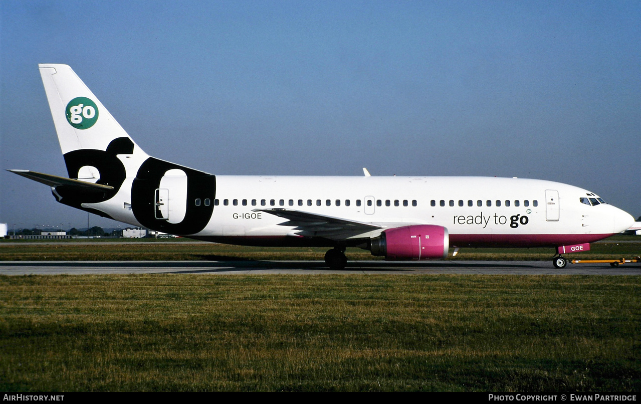 Aircraft Photo of G-IGOE | Boeing 737-3Y0 | Go Fly | AirHistory.net #571477