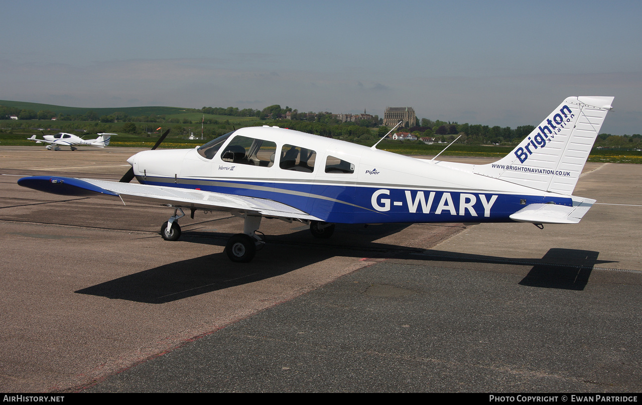 Aircraft Photo of G-WARY | Piper PA-28-161 Warrior III | Brighton Aviation | AirHistory.net #571481