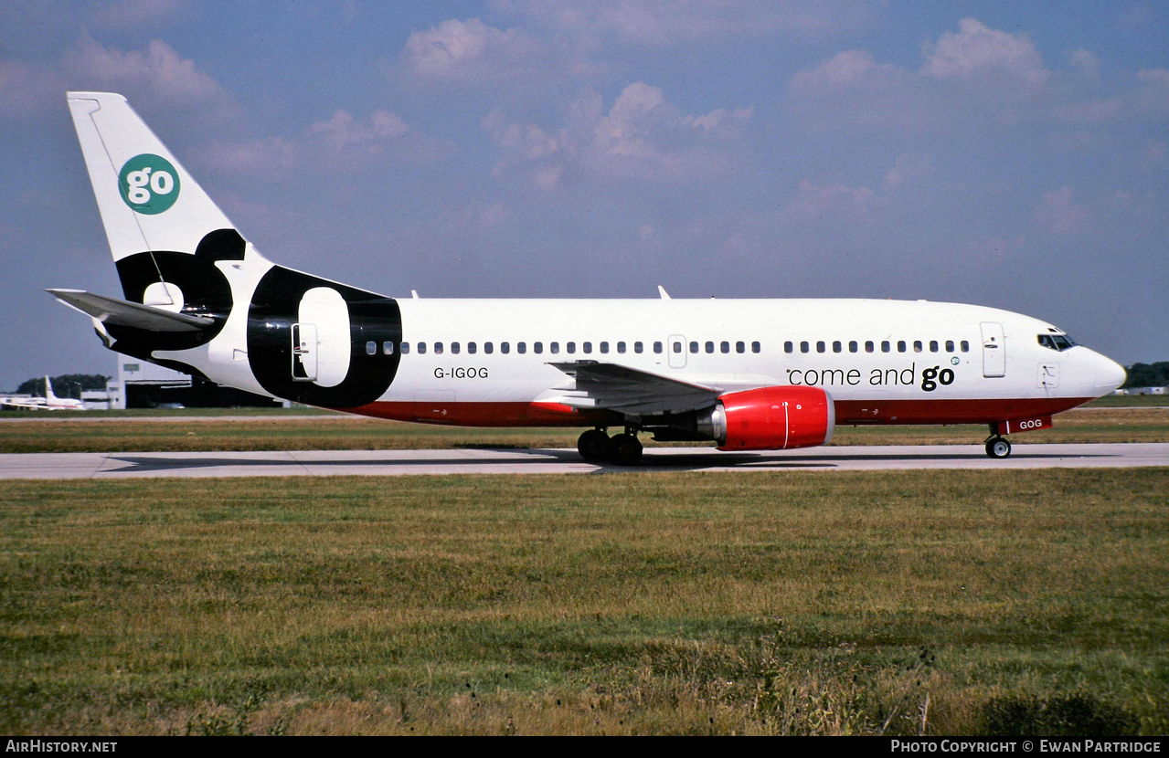 Aircraft Photo of G-IGOG | Boeing 737-3Y0 | Go Fly | AirHistory.net #571490