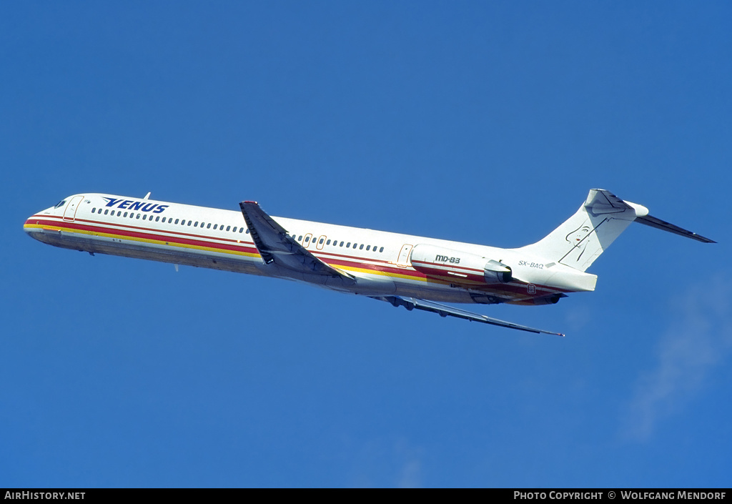 Aircraft Photo of SX-BAQ | McDonnell Douglas MD-83 (DC-9-83) | Venus Airlines | AirHistory.net #571499