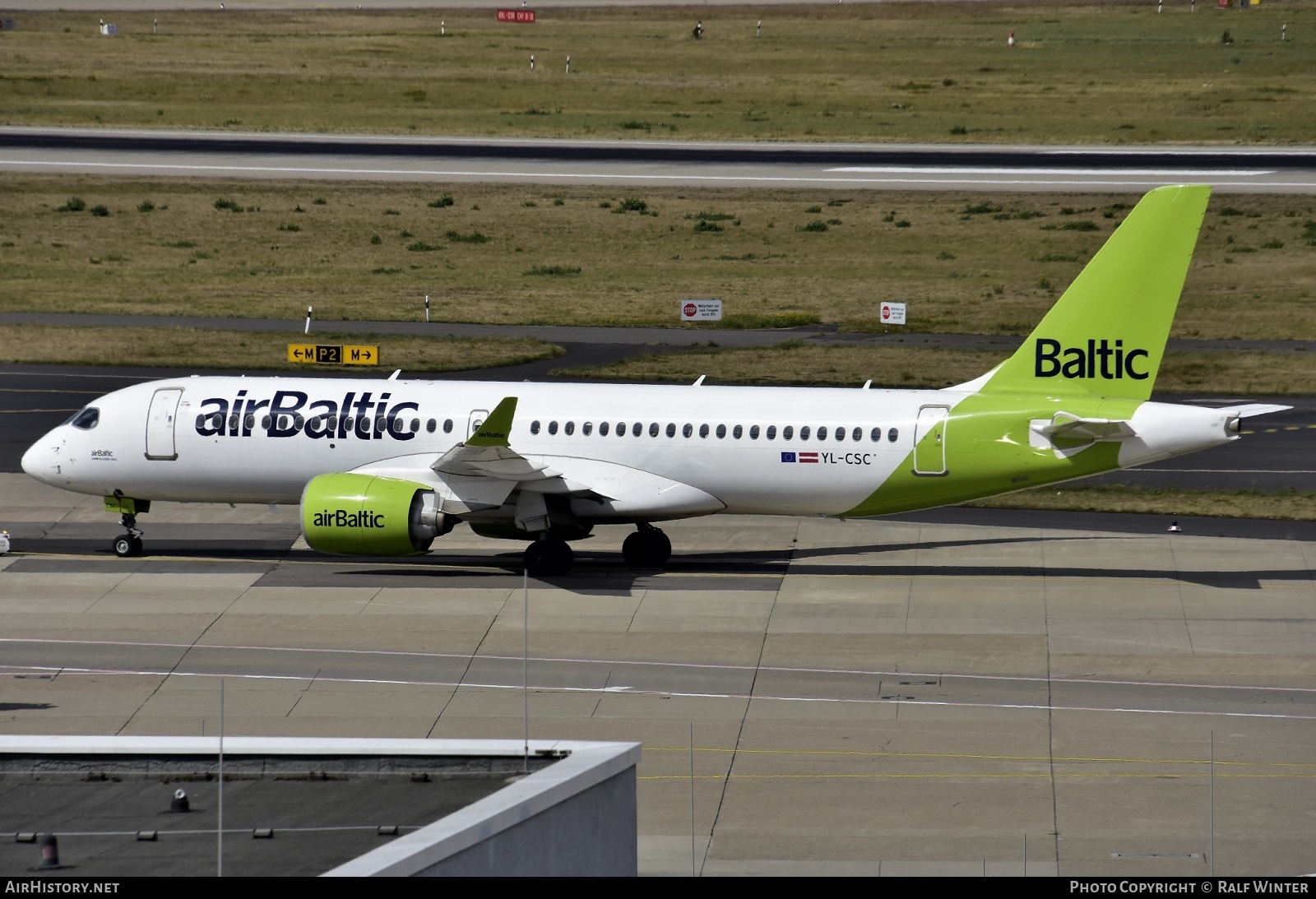 Aircraft Photo of YL-CSC | Bombardier CSeries CS300 (BD-500-1A11) | AirBaltic | AirHistory.net #571535