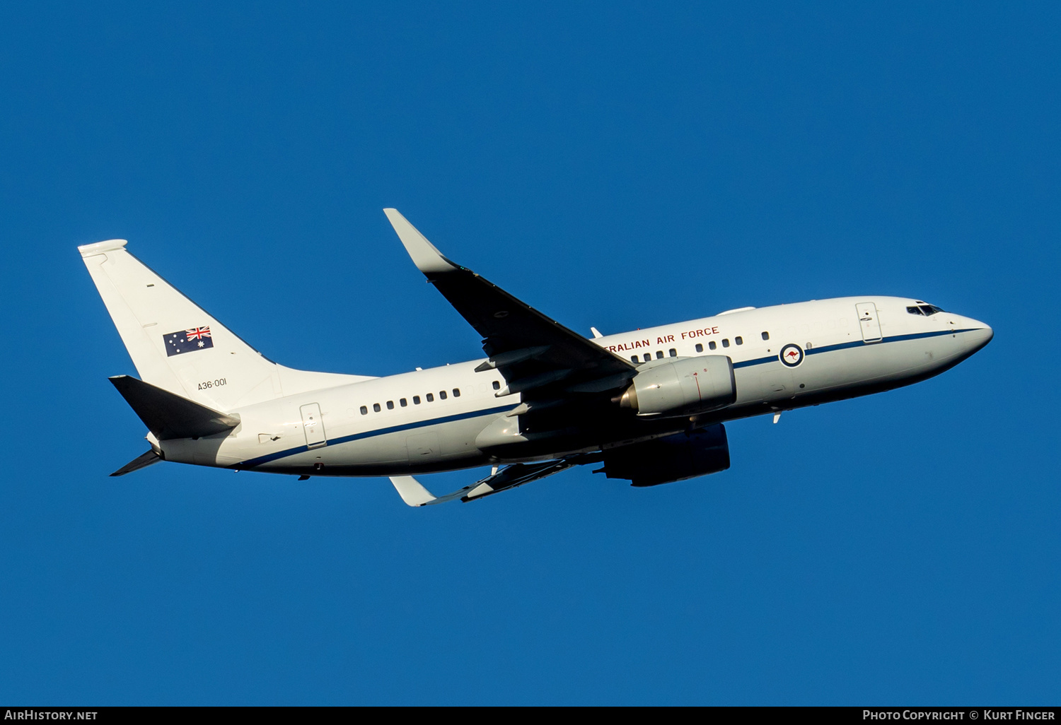 Aircraft Photo of A36-001 | Boeing 737-7DT BBJ | Australia - Air Force | AirHistory.net #571538