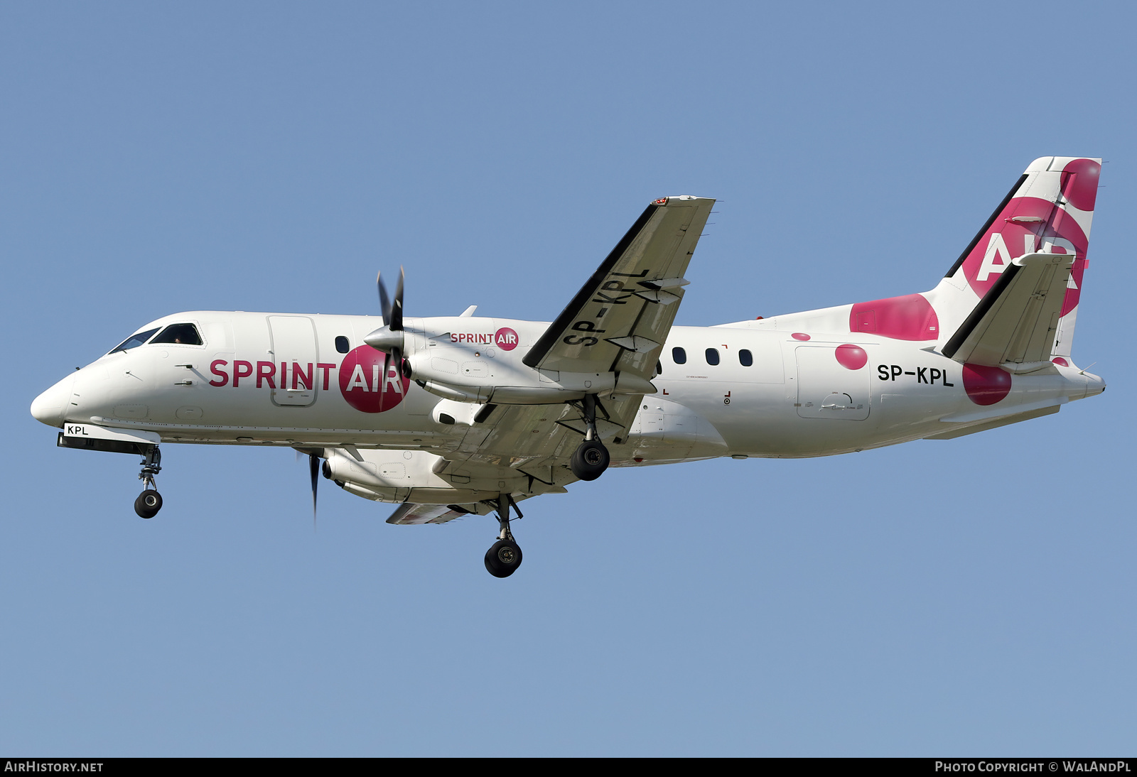 Aircraft Photo of SP-KPL | Saab 340A | Sprint Air | AirHistory.net #571563