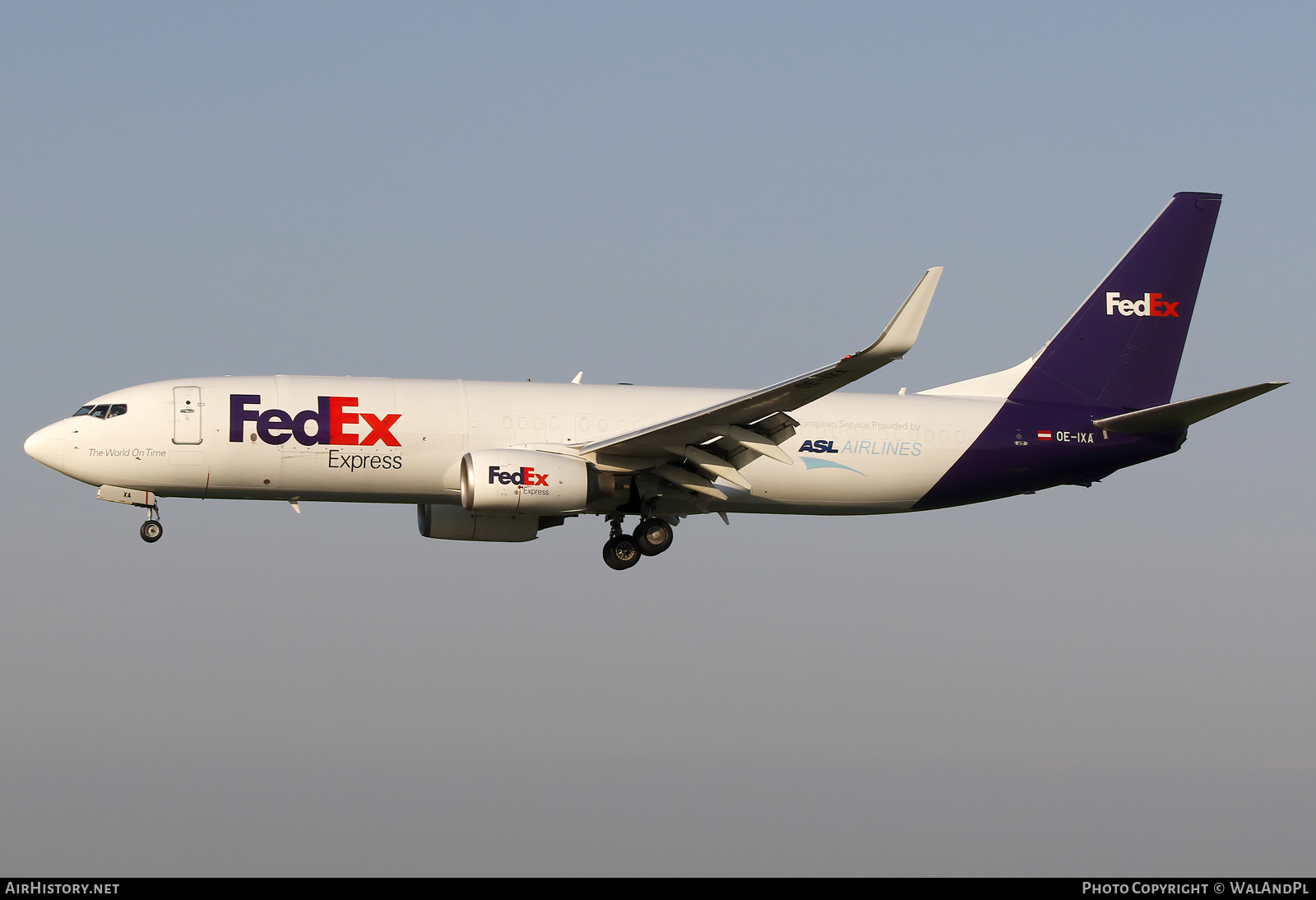Aircraft Photo of OE-IXA | Boeing 737-8AS(BCF) | FedEx Express | AirHistory.net #571583