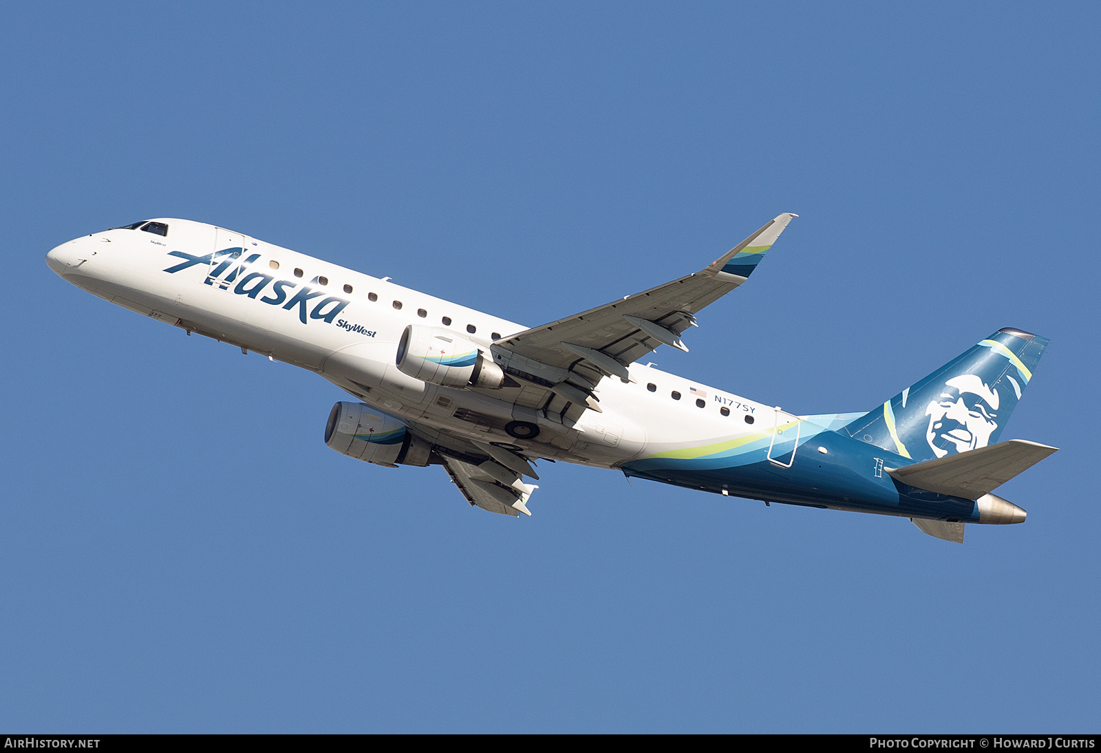 Aircraft Photo of N177SY | Embraer 175LR (ERJ-170-200LR) | Alaska Airlines | AirHistory.net #571600