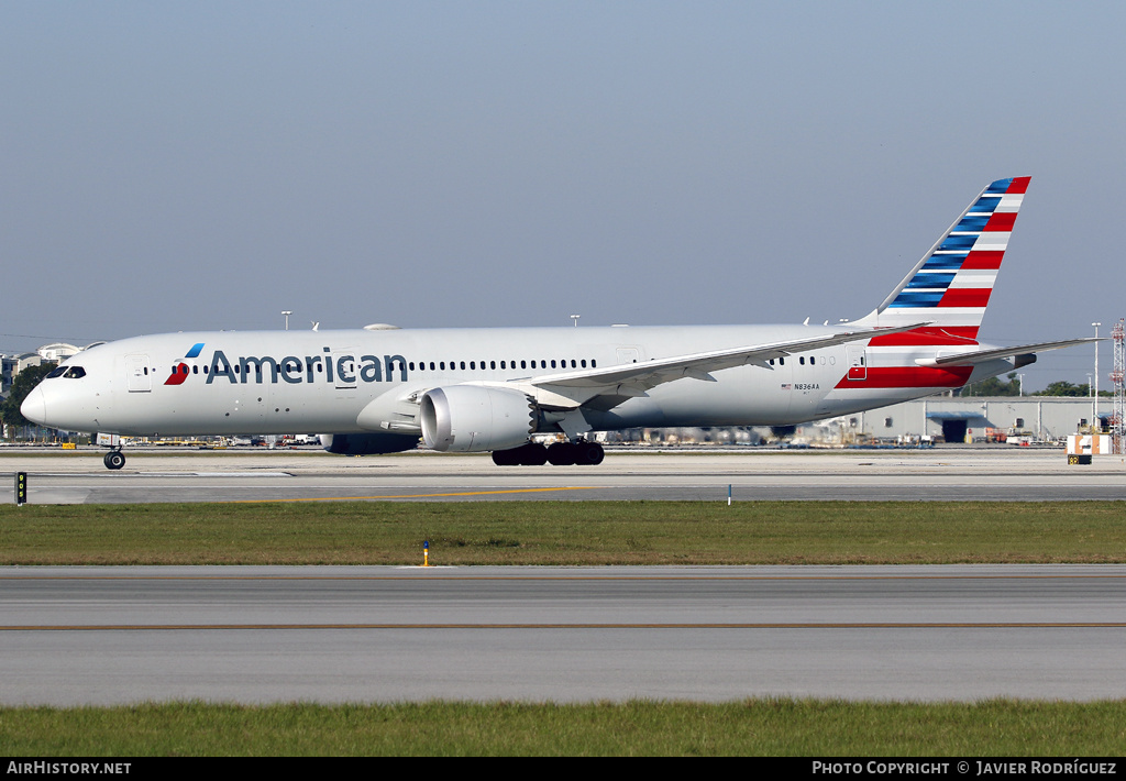 Aircraft Photo of N836AA | Boeing 787-9 Dreamliner | American Airlines | AirHistory.net #571625