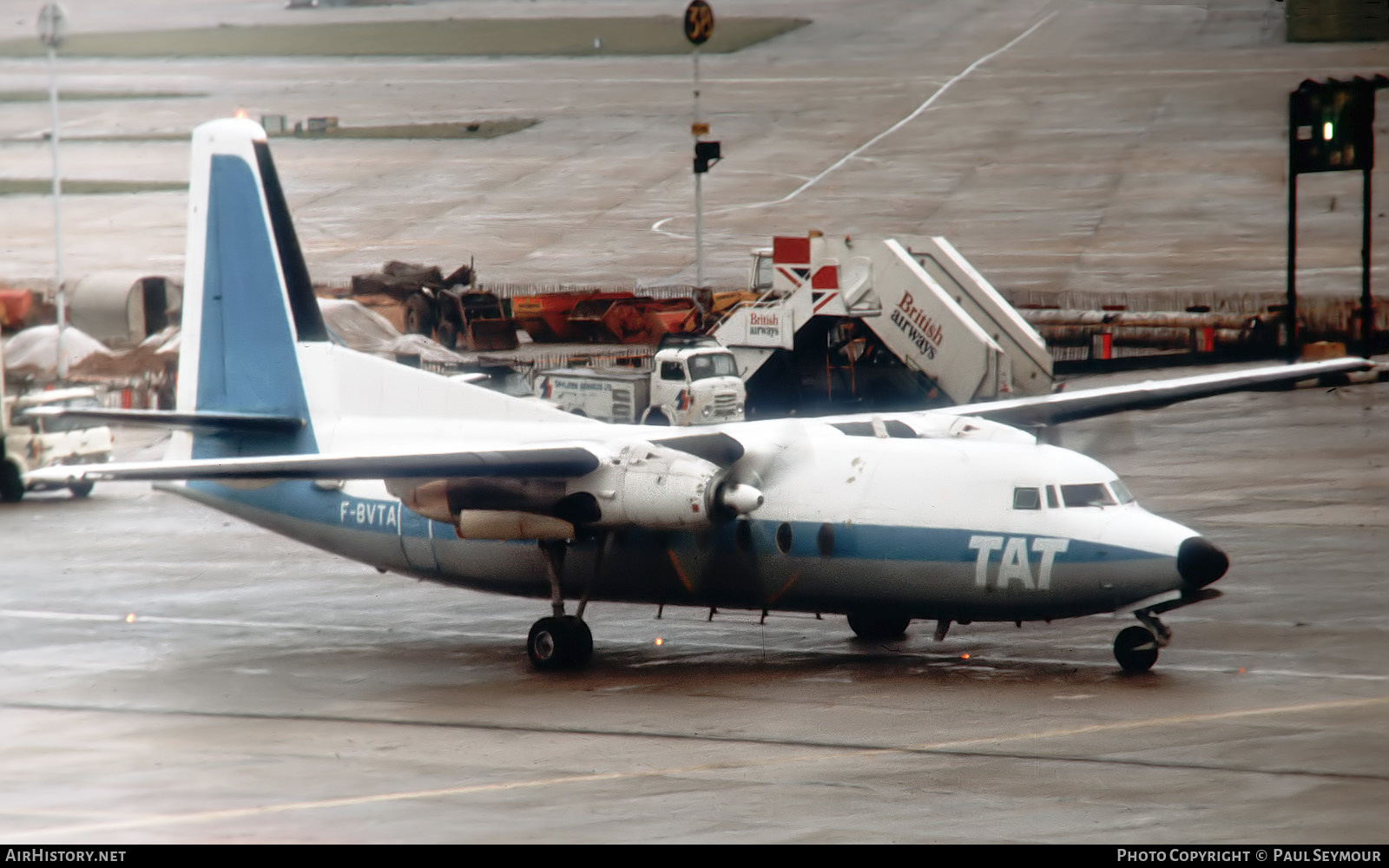 Aircraft Photo of F-BVTA | Fokker F27-200 Friendship | TAT - Touraine Air Transport | AirHistory.net #571638