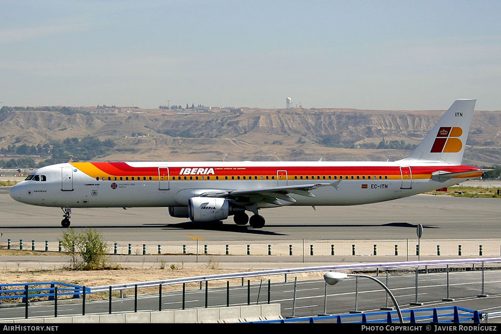 Aircraft Photo of EC-ITN | Airbus A321-211 | Iberia | AirHistory.net #571666