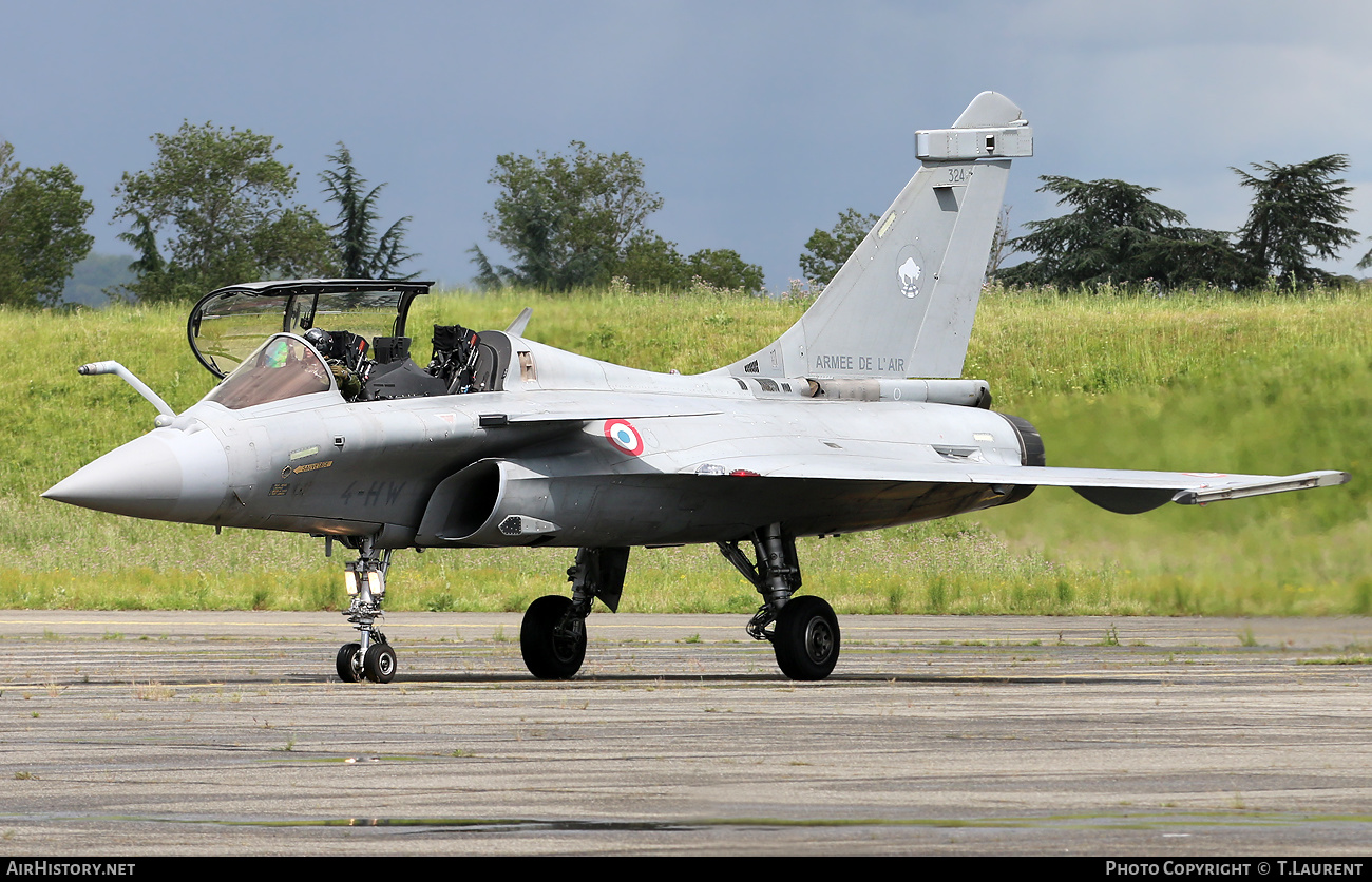Aircraft Photo of 324 | Dassault Rafale B | France - Air Force | AirHistory.net #571676