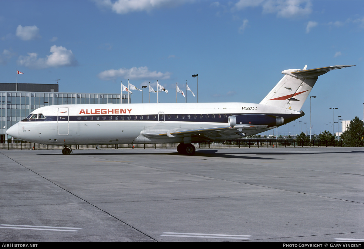 Aircraft Photo of N1120J | BAC 111-204AF One-Eleven | Allegheny Airlines | AirHistory.net #571720