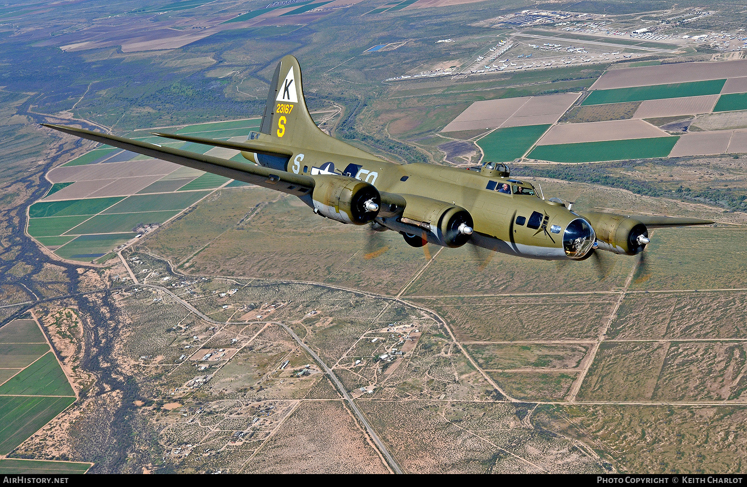 Aircraft Photo of N3701G / 23167 | Boeing B-17G Flying Fortress | USA - Air Force | AirHistory.net #571753