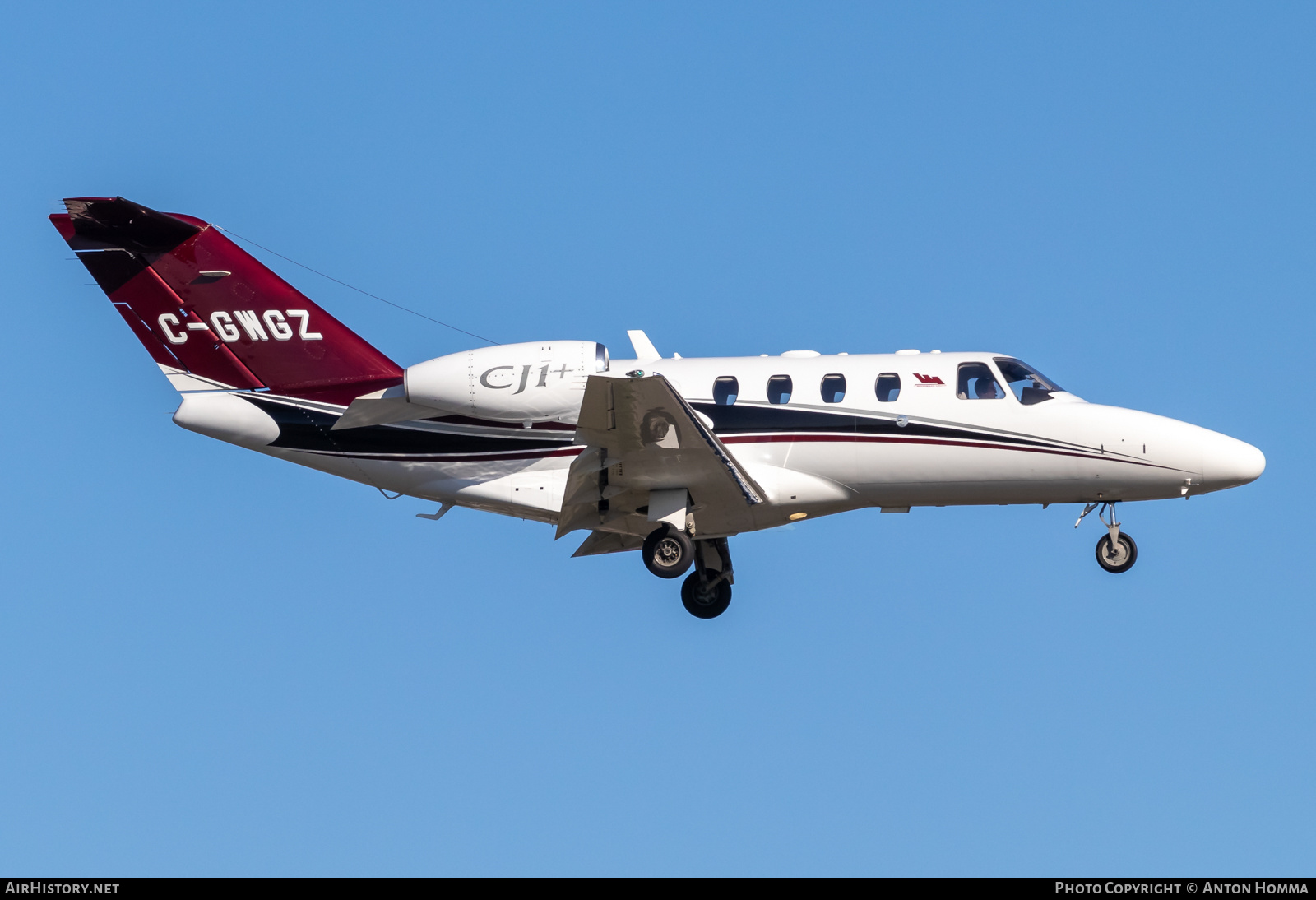 Aircraft Photo of C-GWGZ | Cessna 525 CitationJet CJ1+ | AirHistory.net #571765