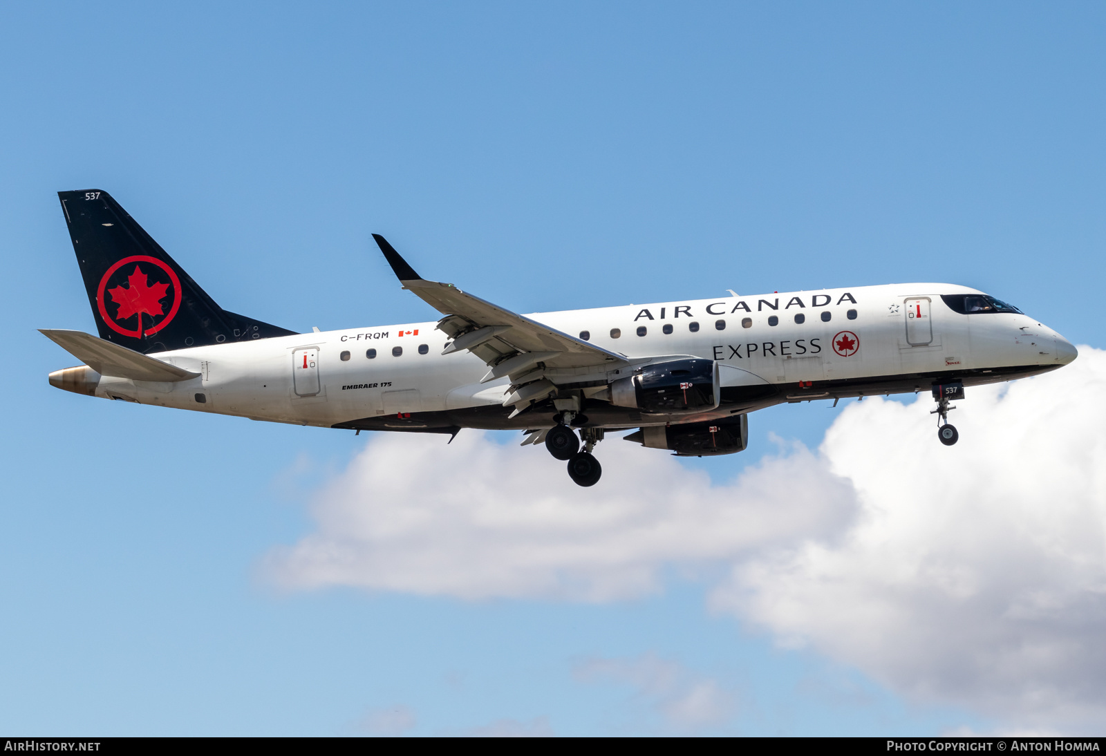 Aircraft Photo of C-FRQM | Embraer 175LR (ERJ-170-200LR) | Air Canada Express | AirHistory.net #571787