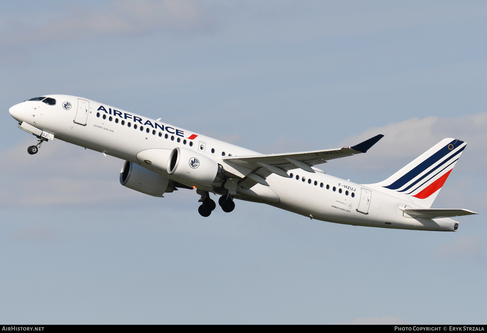 Aircraft Photo of F-HZUJ | Airbus A220-371 (BD-500-1A11) | Air France | AirHistory.net #571791