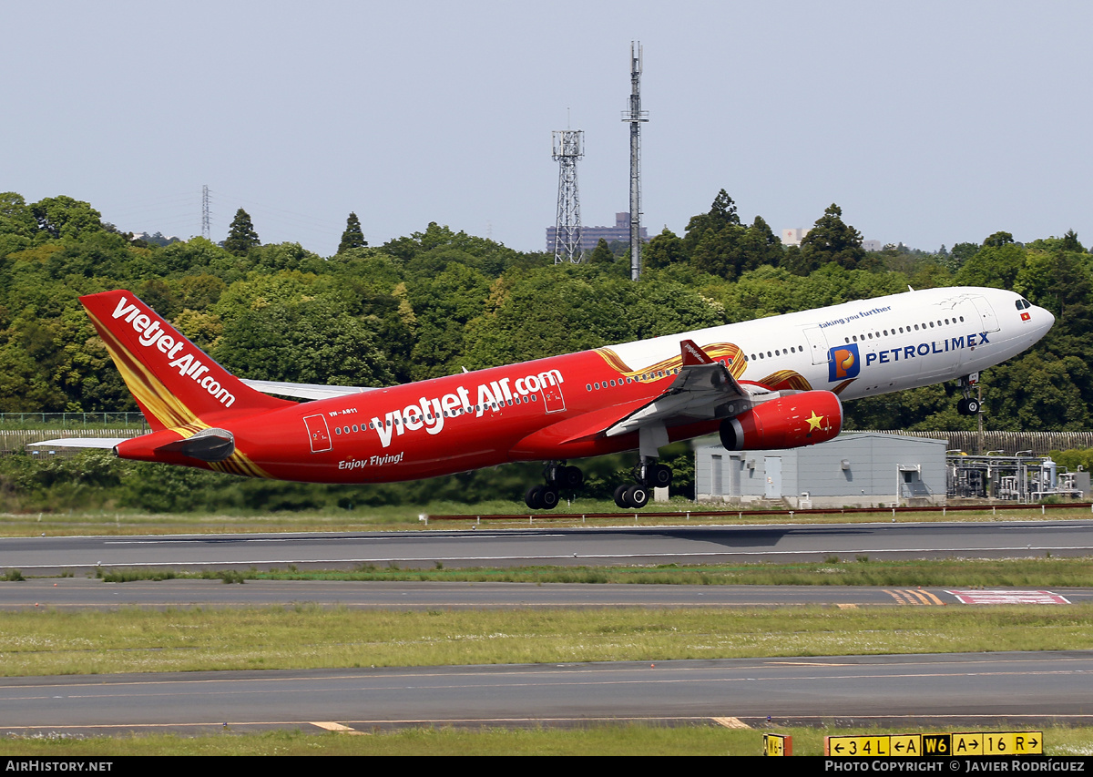 Aircraft Photo of VN-A811 | Airbus A330-343 | VietJet Air | AirHistory.net #571806