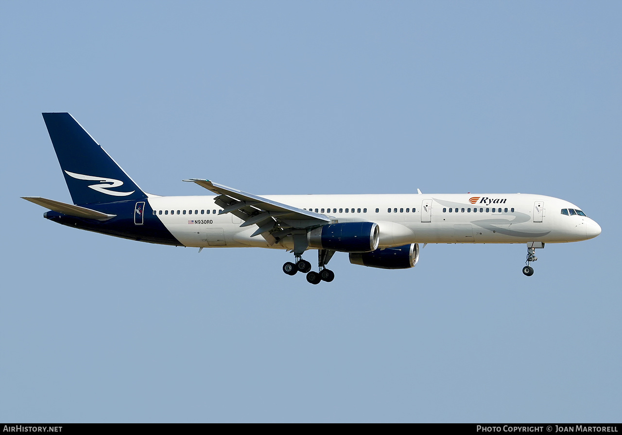 Aircraft Photo of N930RD | Boeing 757-225 | Ryan International Airlines | AirHistory.net #571807