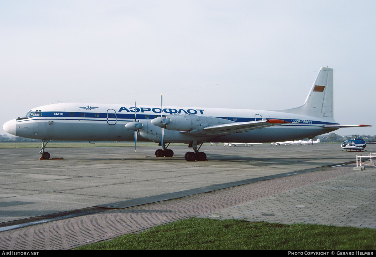 Aircraft Photo of CCCP-75499 | Ilyushin Il-18D | Aeroflot | AirHistory.net #571809