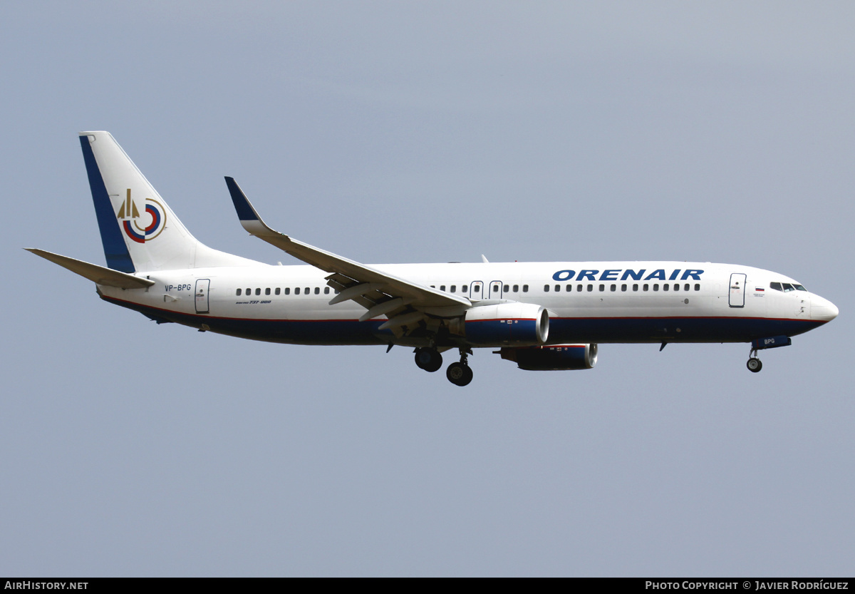 Aircraft Photo of VP-BPG | Boeing 737-8AS | Orenair | AirHistory.net #571814
