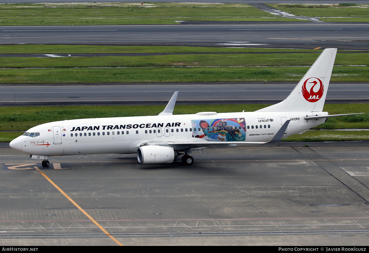 Aircraft Photo of JA10RK | Boeing 737-800 | Japan TransOcean Air - JTA | AirHistory.net #571859