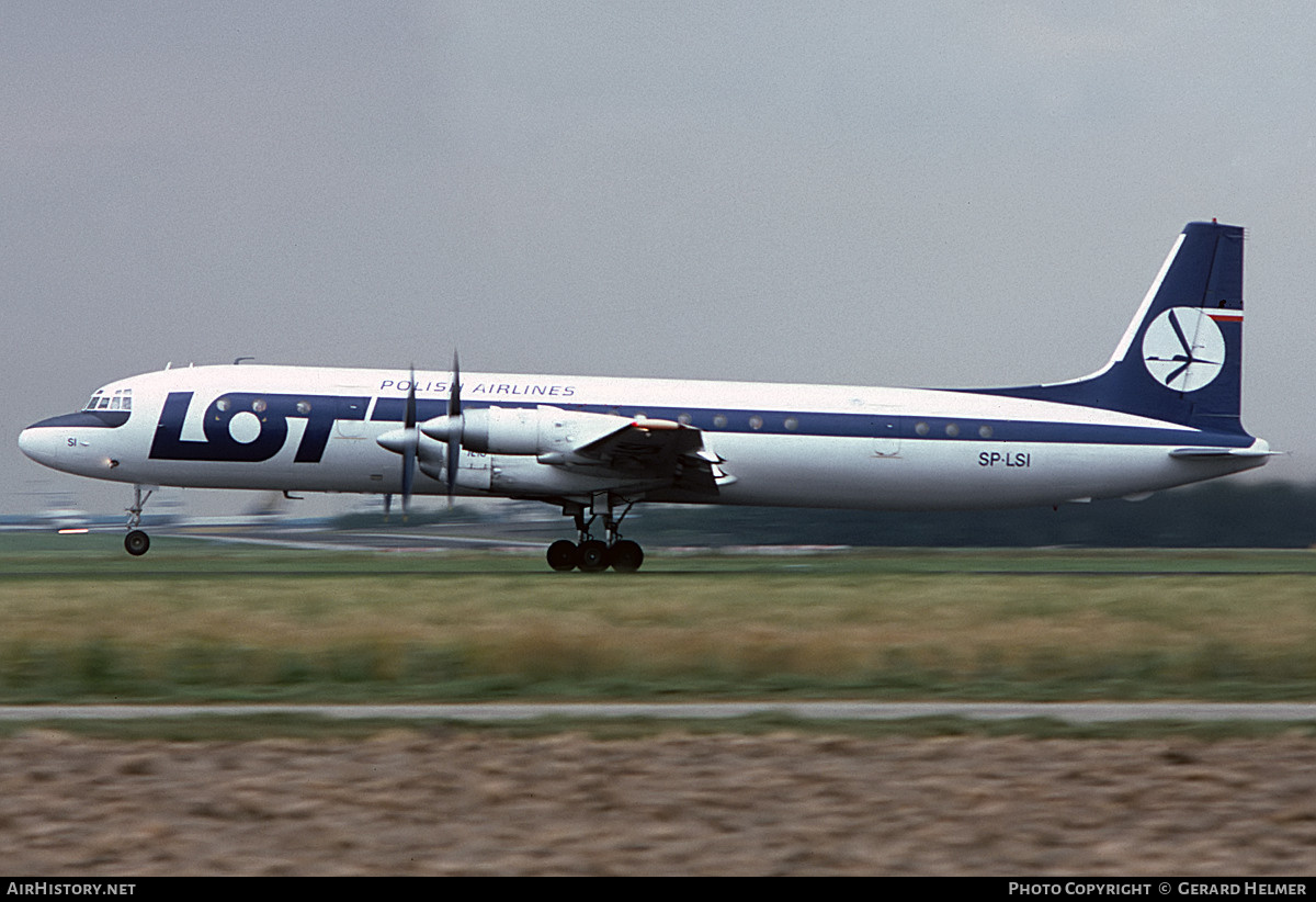 Aircraft Photo of SP-LSI | Ilyushin Il-18E | LOT Polish Airlines - Polskie Linie Lotnicze | AirHistory.net #571903