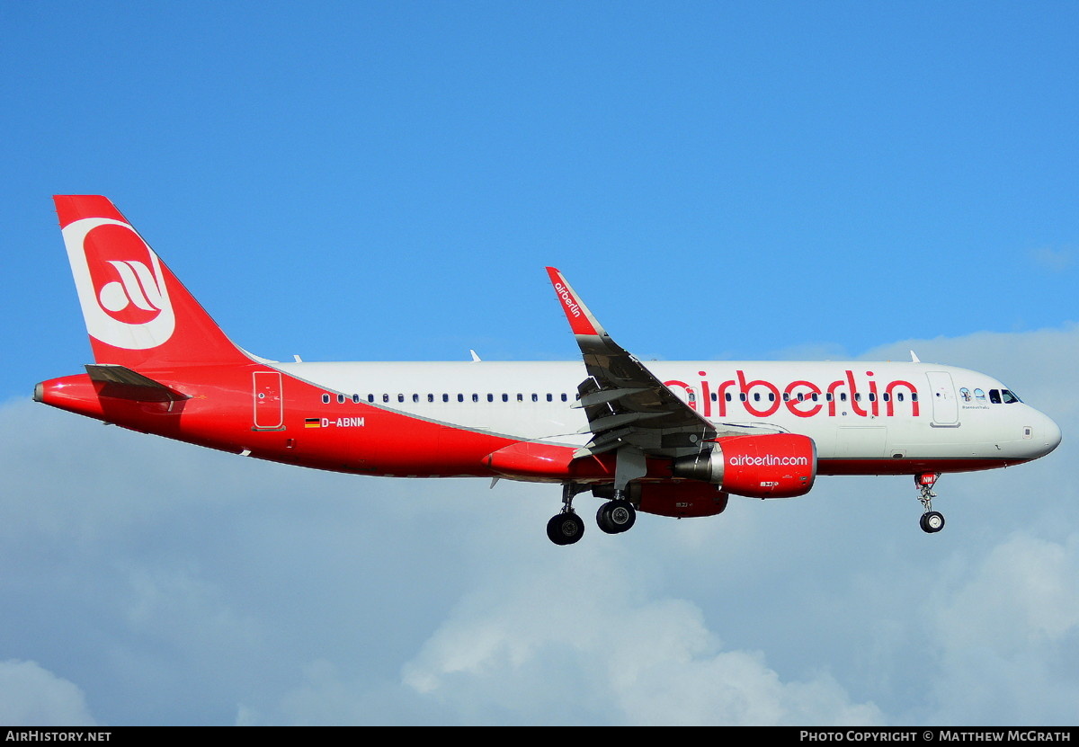 Aircraft Photo of D-ABNM | Airbus A320-214 | Air Berlin | AirHistory.net #571928