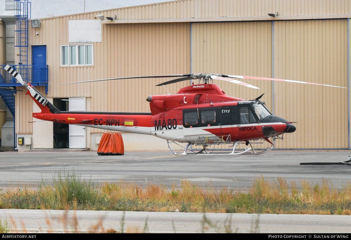 Aircraft Photo of EC-NPH | Bell 412HP | INFOCA - Incendios Forestales de Andalucía | AirHistory.net #571983