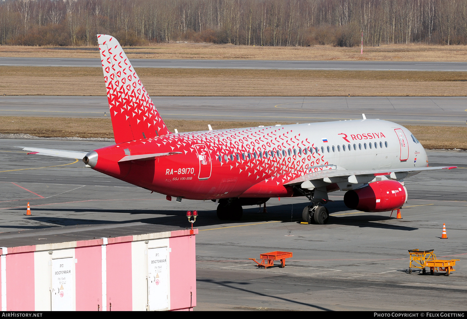 Aircraft Photo of RA-89170 | Sukhoi SSJ-100-95B Superjet 100 (RRJ-95B) | Rossiya - Russian Airlines | AirHistory.net #572002